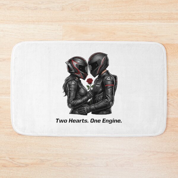 Item preview, Two Hearts One Engine – Motorcycle Love Bond designed and sold by enzoade.