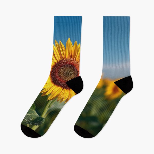 Item preview, Beautiful sunflower on a clear blue-sky day designed and sold by dcrc.