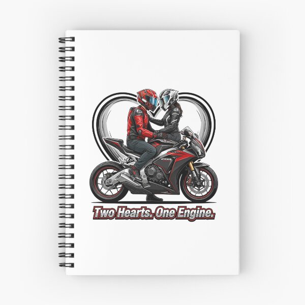 Item preview, Two Hearts One Engine – Biker Romance Graphic designed and sold by enzoade.