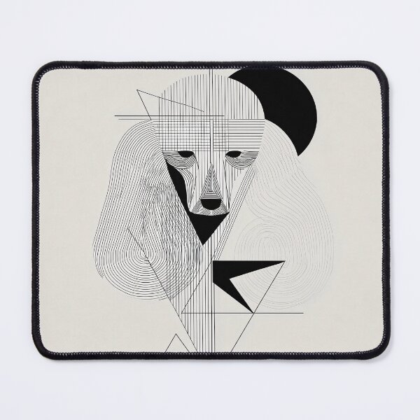 Item preview, Geometric poodle Abstraction designed and sold by lautir.