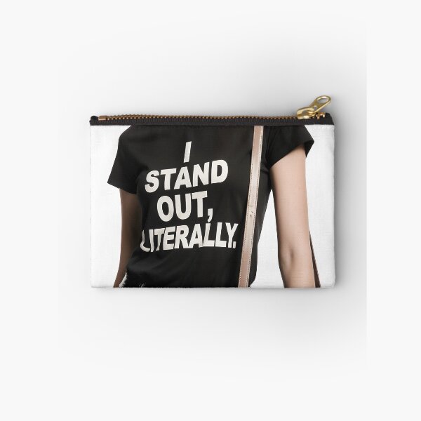 Item preview, Young adult in black tee with bold slogan against solid black backdrop designed and sold by Creative88Art.