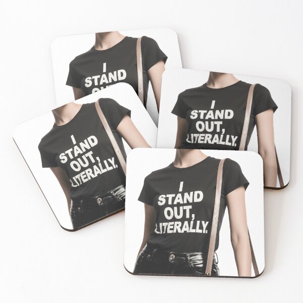 Item preview, Young adult in black tee with bold slogan against solid black backdrop designed and sold by Creative88Art.