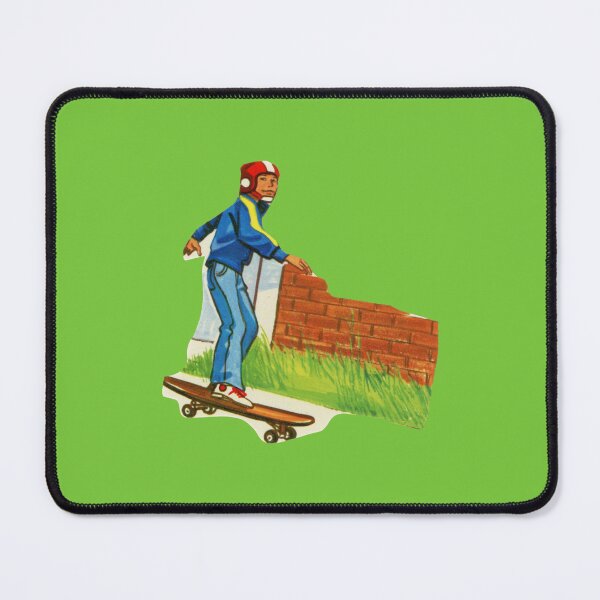 Item preview, 70s Skateboard Kid Vintage Skater 70s Classroom Mcm School designed and sold by The Sticker Bureau.