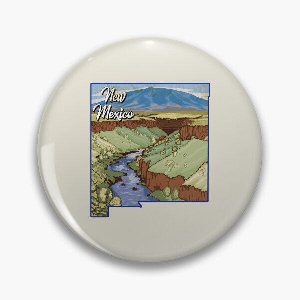 Item preview, Vintage New Mexico Rio Grande Gorge Nature Art designed and sold by mashmosh.