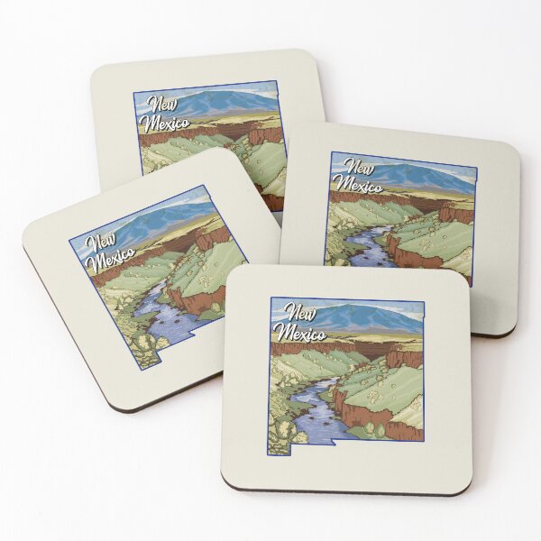 Item preview, Vintage New Mexico Rio Grande Gorge Nature Art designed and sold by mashmosh.