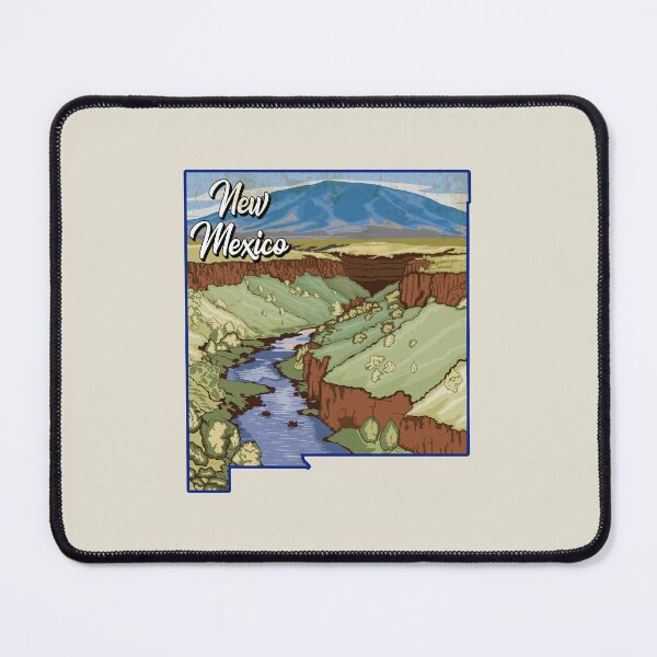 Item preview, Vintage New Mexico Rio Grande Gorge Nature Art designed and sold by mashmosh.