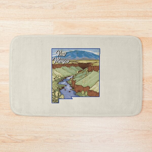 Item preview, Vintage New Mexico Rio Grande Gorge Nature Art designed and sold by mashmosh.