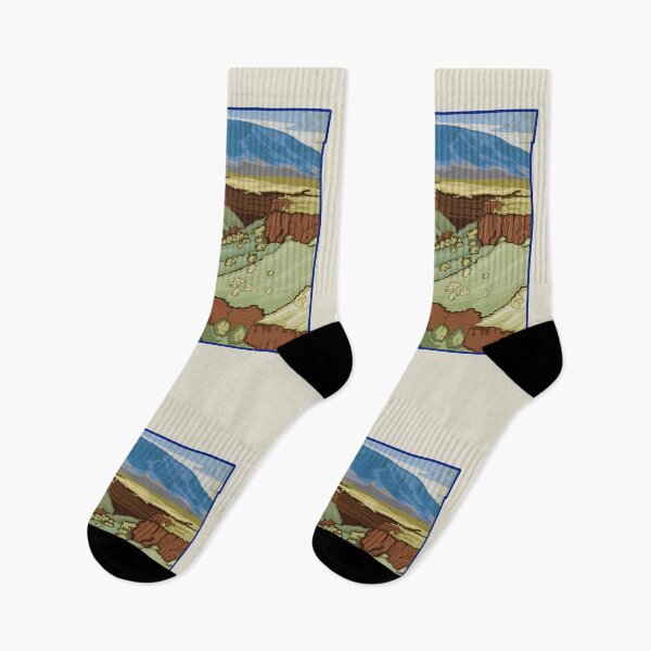 Item preview, Vintage New Mexico Rio Grande Gorge Nature Art designed and sold by mashmosh.