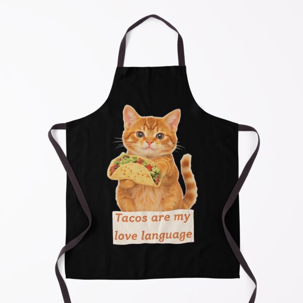Item preview, valentine cat Tacos are my love language valentines day designed and sold by Grace-Cop.
