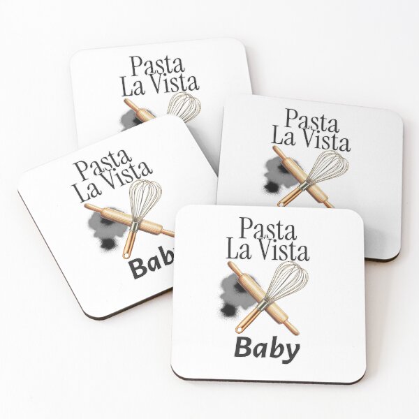 Item preview, Pasta la Vista, Baby – Funny Pasta Pun designed and sold by VinoVibesApp.