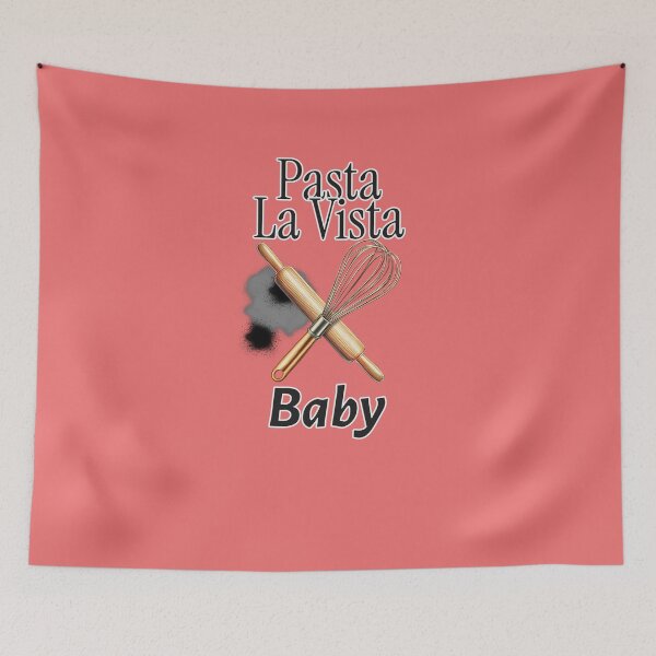 Item preview, Pasta la Vista, Baby – Funny Pasta Pun designed and sold by VinoVibesApp.