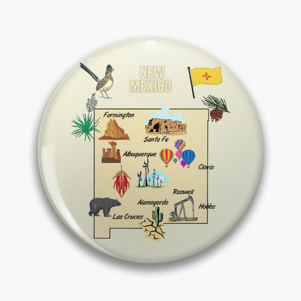 Item preview, New Mexico State Pride, Symbols of the Land of Enchantment designed and sold by mashmosh.