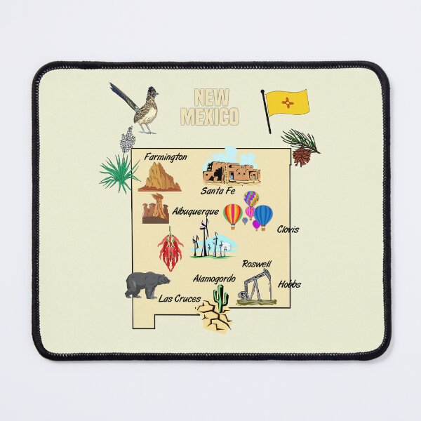 Item preview, New Mexico State Pride, Symbols of the Land of Enchantment designed and sold by mashmosh.