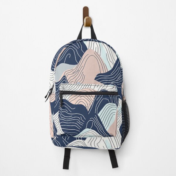 Item preview, Minimalist Mountains in Continuous Lines designed and sold by vevaschick.