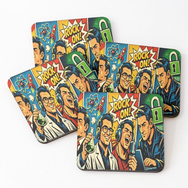 Item preview, Retro Pop Art Science & Media Rockstars designed and sold by Sedna Rafigh Studio.