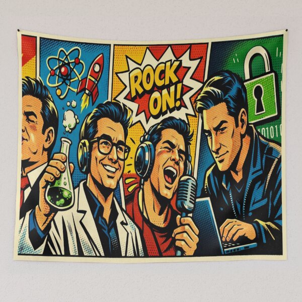 Item preview, Retro Pop Art Science & Media Rockstars designed and sold by Sedna Rafigh Studio.