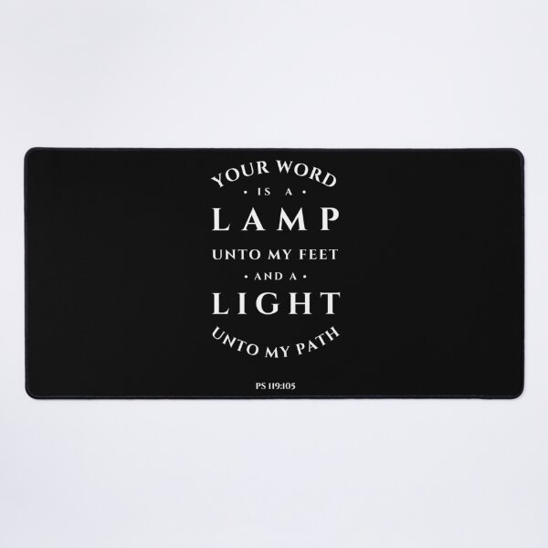 Item preview, Psalm 119:105 God’s Word Lamp and Light (KJV) designed and sold by Clothed in Scripture.