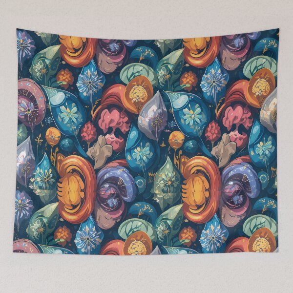 Item preview, A+ Vibrant Floral Patterns Abstract Designs Creative Love designed and sold by ART ATTACK ZONE.