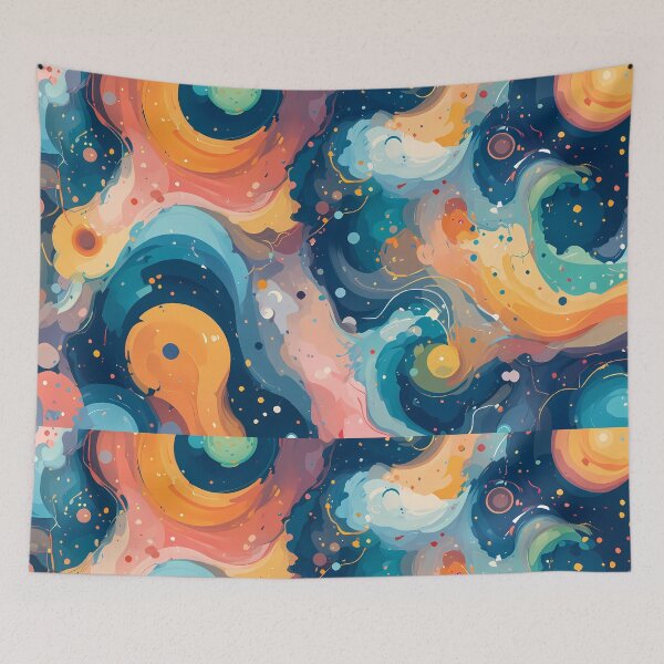 Item preview, Juan Vibrant Floral Patterns Abstract Designs Creative Love designed and sold by ART ATTACK ZONE.