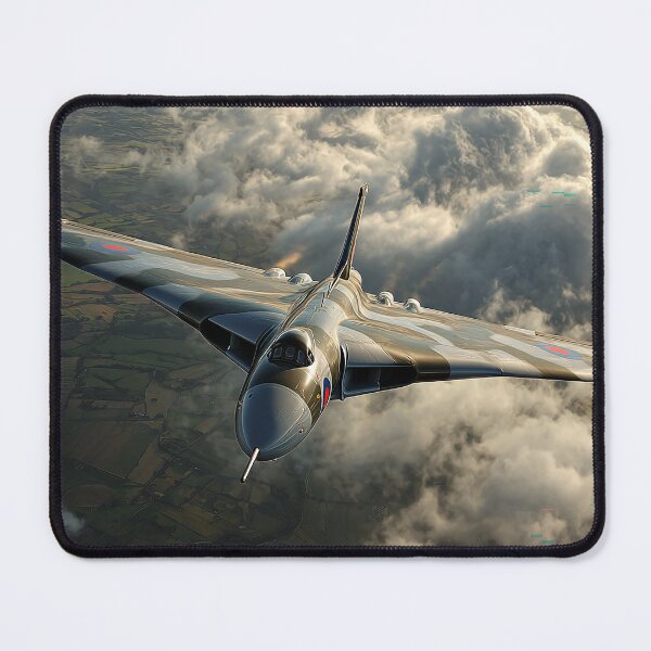 Item preview, Vulcan Above Green Fields designed and sold by Skyframe Aviation.