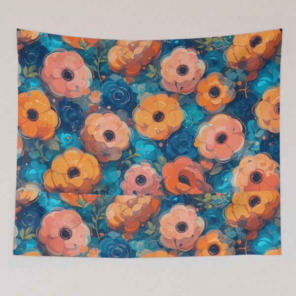 Item preview, Maria Vibrant Floral Patterns Abstract Designs Creative Love designed and sold by ART ATTACK ZONE.