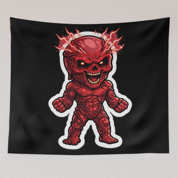 Item preview, sticker vecna chibi style  designed and sold by zuzzelek44.