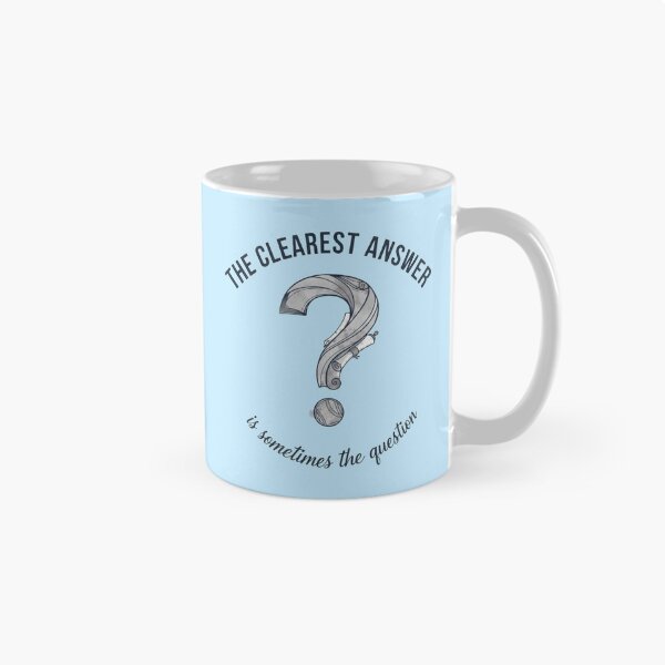 Item preview, The Clearest Answer Is Sometimes the Question – Minimalist Philosophy Quote Art designed and sold by SV-Creation.