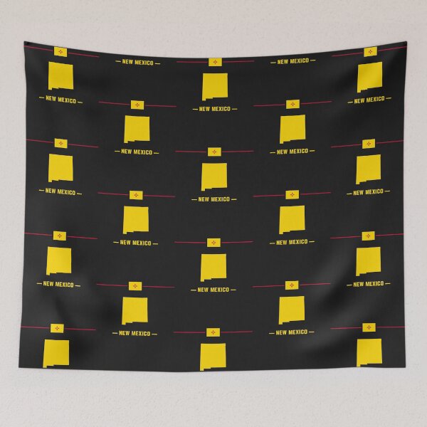 Item preview, New Mexico State Pride, Minimalist Zia Sun & Map Silhouette designed and sold by mashmosh.