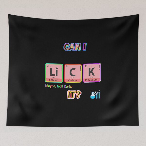 Item preview, Can I Lick It Periodic Table Science School designed and sold by w66aboo.