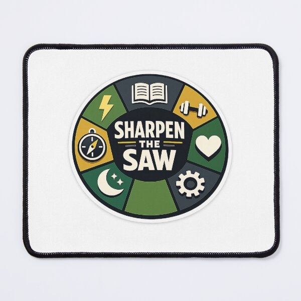 Item preview, Sharpen The Saw – Balanced Life Wheel designed and sold by BoldApparel.