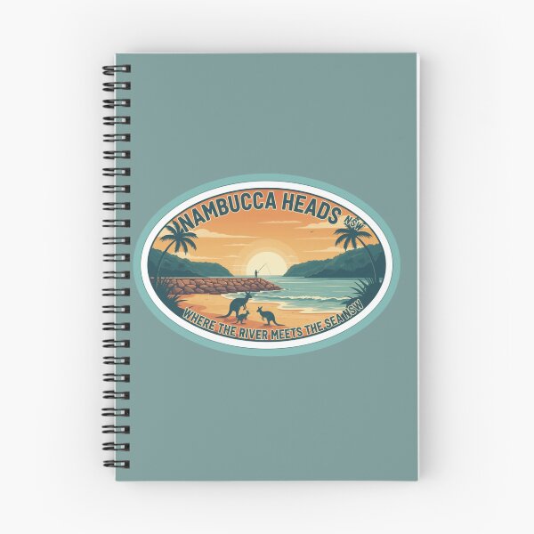 Item preview, Nambucca Heads NSW Retro Beach Sunset designed and sold by Pixel & Beyond.