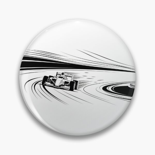 Item preview, Motorsport Minimal – Formula Racing Corner Line Art designed and sold by Visual-Lux.
