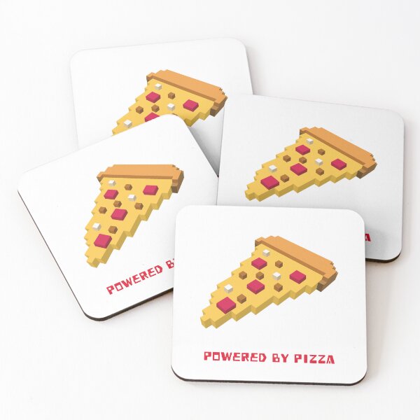 Item preview, Powered by Pizza – Funny Pizza Pun designed and sold by VinoVibesApp.