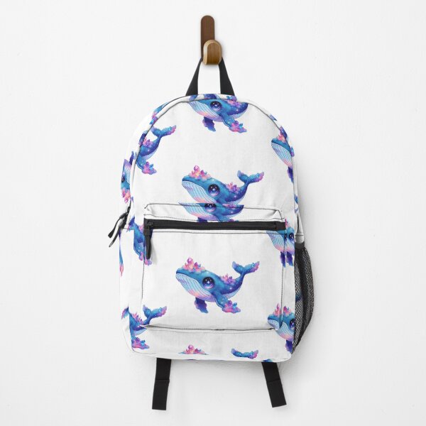 Item preview, Crystal Galaxy Kawaii Whale Cute Whimsical Ocean Art designed and sold by Anastasiia Yurevych.