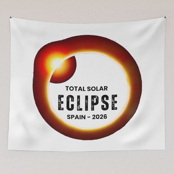 Item preview, Spain Solar Eclipse 2026 – Total Eclipse Astronomy Travel Design designed and sold by Teetreasure2.