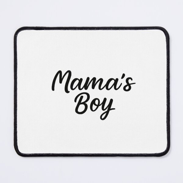 Item preview, Mama's Boy Typography - Cute Black Text Family Appreciation Design designed and sold by JaneMcCarthyDNA.