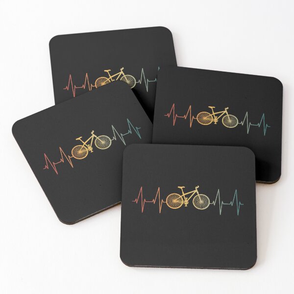 Item preview, Heartbeat Bike Cycling Design designed and sold by GetGoodFit.