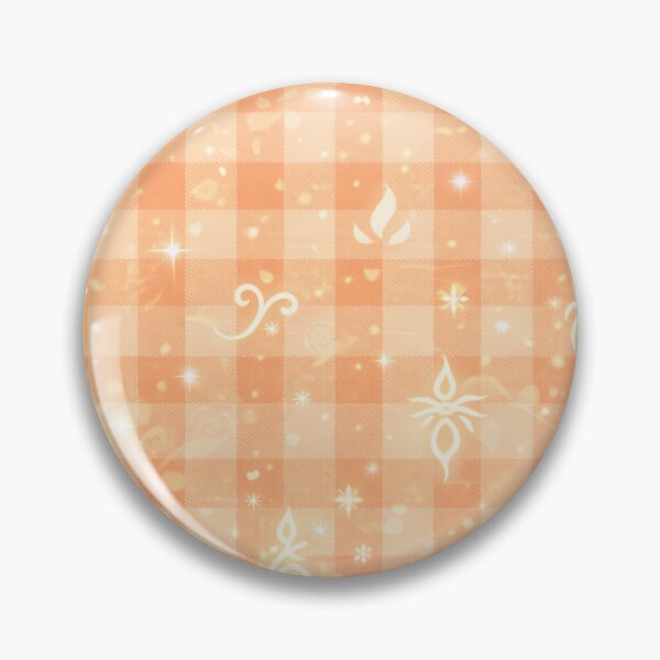 Item preview, Whispers of Peach: Gingham Harmony with Light Language designed and sold by Theetherhaven.