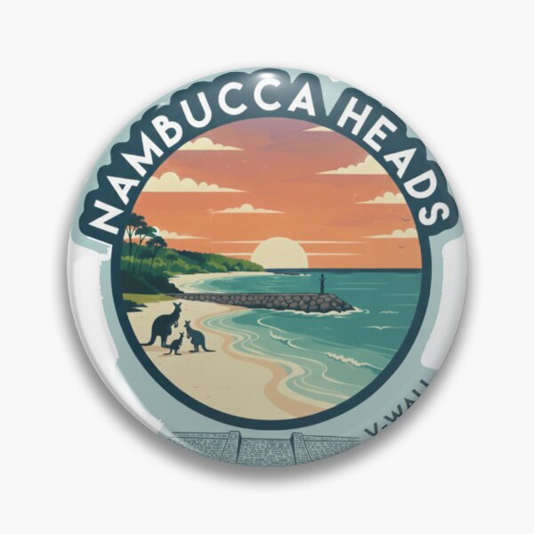 Item preview, Nambucca Heads Australia Summer Vacation Sticker designed and sold by Pixel & Beyond.