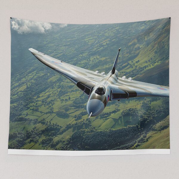 Item preview, Vulcan Over Rolling Hills designed and sold by Skyframe Aviation.