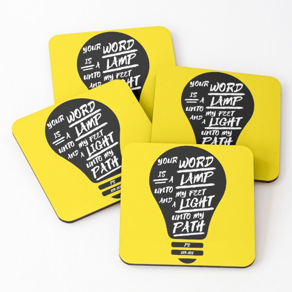 Item preview, Psalm 119 Your Word Is A Lamp (KJV) designed and sold by Clothed in Scripture.
