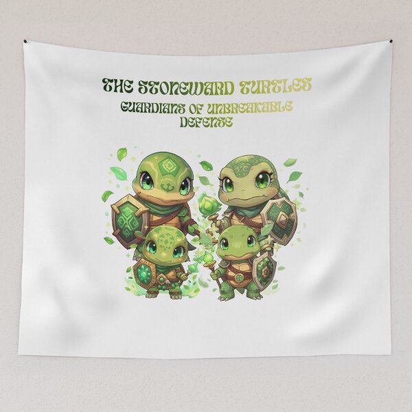 Item preview, Stoneward Family of Monzora – Guardians of Unbreakable Defense | Druid Turtle Guardians designed and sold by Monzora.
