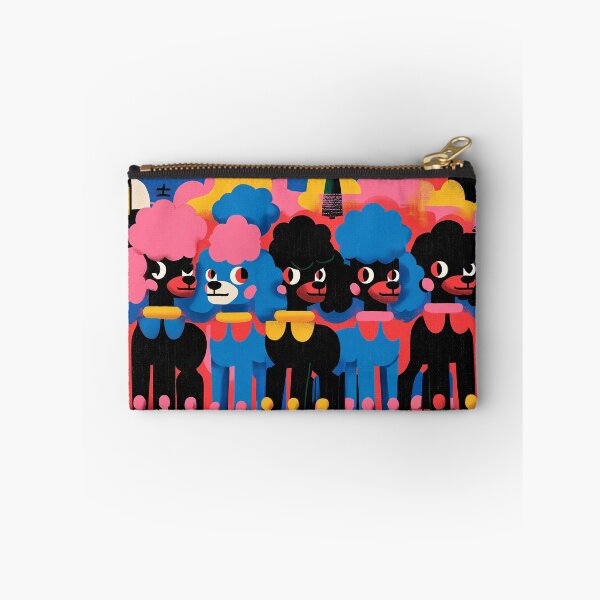 Item preview, Colorful cartoon Poodles designed and sold by lautir.