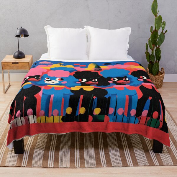 Item preview, Colorful cartoon Poodles designed and sold by lautir.