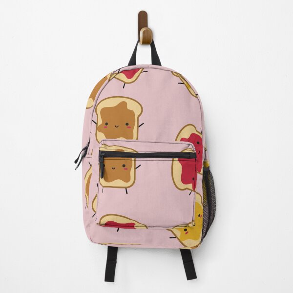 Item preview, Delicious slices of toasted bread topped with a strawberry, honey, and creamy peanut butter pattern. Perfect for breakfast and snacks designed and sold by Denisse diseno.