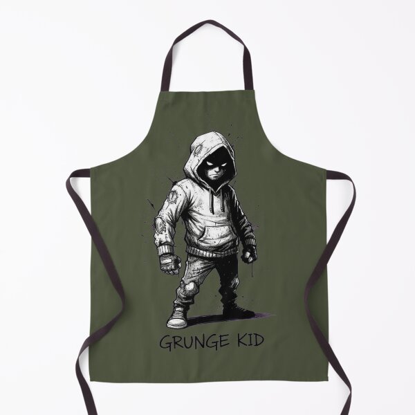 Item preview, Grunge Kid Cartoon Character – Streetwear Punk Illustration designed and sold by JonelCrafts.