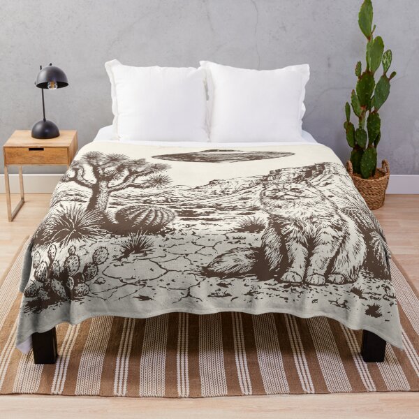 Item preview, Persian Cat UFO Retro Desert Western Cowboy designed and sold by Y-Vibes.
