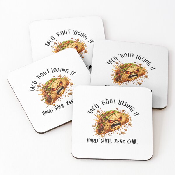 Item preview, Angry Taco – Full Chaos Food Art | Taco ’Bout Mad designed and sold by DigiWoosh.