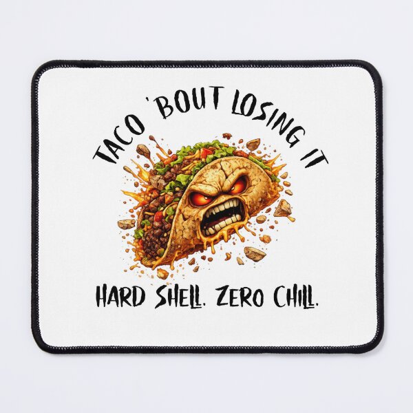 Item preview, Angry Taco – Full Chaos Food Art | Taco ’Bout Mad designed and sold by DigiWoosh.