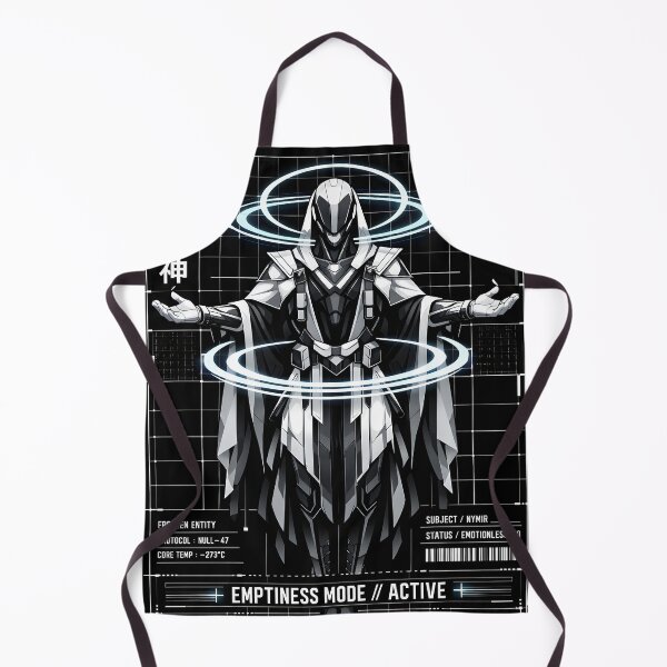 Aperçu de l'œuvre NOMIR God of Nihilism & Emptiness Cyberpunk Aesthetic - Existential Dread Dystopian Art - Minimalist Dark Techwear Graphic for Streetwear, Hoodies & Posters - Meaningless Void Simulation Design créée et vendue par Vivaan Studio.